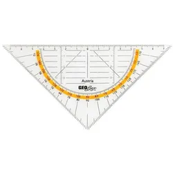 ARISTO Flex Geometrie Dreieck 16 cm, biegsam, transparent (AR23011)