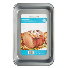 KitchenCraft Brat- und Backblech, mit Antihaftbeschichtung, lebensmittelecht, gefrierfest, 37 x 25 x 4,5 cm