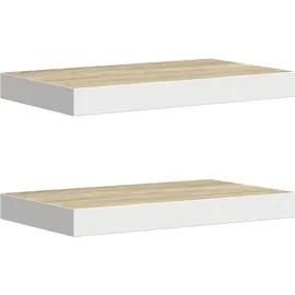 vidaXL Wandregal 50 x 23 x 3,8 cm Weiß
