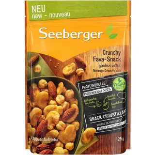 Seeberger Crunchy Fava-Snack. gesalzen