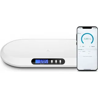 TrueLife B5 BT Babywaage digital Wägebereich (max.)=20 kg Weiß Mit Bluetooth