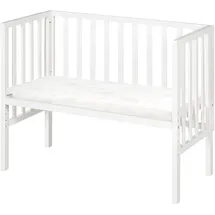 roba Beistellbett 2in1 Weiß 45 x 90 cm