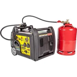 Champion Power Equipment mobiles Stromaggregat Benzin + Gas (3100 Watt, tragbarer Inverter Generator,