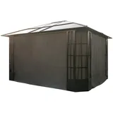 Sojag Vorhänge für Pavillon Savino 1214 Dunkelgrau