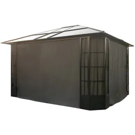 Sojag Vorhänge für Pavillon Savino 1214 Dunkelgrau