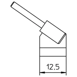 Lötspitzen Serie WTA Meißelform, WTA 4/12,5 x 0,5mm, gebogen