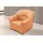 DOMO collection Sessel Papenburg Kunstleder 99 x 84 x 82 cm Orange