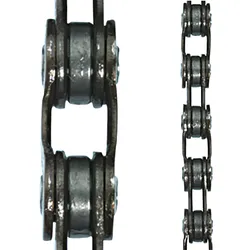 Fahrradkette PROPHETE, bunt (grau, silberfarben), Fahrradketten, 11cm, Edelstahl, L:11cm