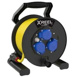 PCE 9250021-p Kabeltrommel XREEL 250 3xSSD nat 25m 3G2 5 N07V3V3-F K35 gelb IP54 9250021p