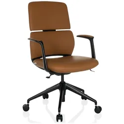 hjh OFFICE Profi Bürostuhl ATMOS DESIGNER Kunstleder mit Armlehnen
