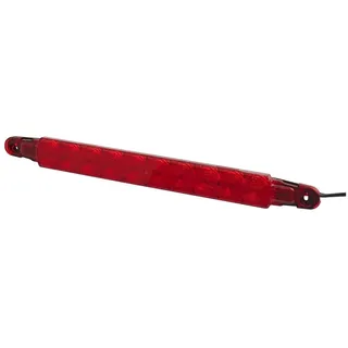 Hella 2DA 343 106-211 Zusatzbremsleuchte LED - 24V - Anbau/geklebt - Lichtscheibenfarbe: rot - LED-Lichtfarbe: rot - Kabel: 3000mm - Stecker: offene Kabelenden - hinten