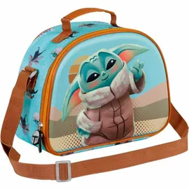 Star Wars Unisex 04734 3D Frühstückstasche Say Hi, Grün, Einheitsgröße