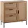 KADIMA DESIGN Kommode 80 x 82 x 36 cm Braun