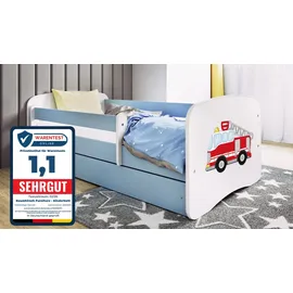 raumhirsch furniture Kinderbett Raumhirsch 80 x 180 cm Holzwerkstoff blau