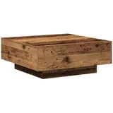vidaXL Couchtisch Altholz Braun Eiche 80 x 80 x 31 cm