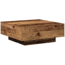 vidaXL Couchtisch Altholz Braun Eiche 80 x 80 x 31 cm