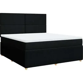 vidaXL Boxspringbett 180 x 200 cm Schwarz