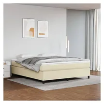 vidaXL Boxspringbett 180 x 200 cm Creme