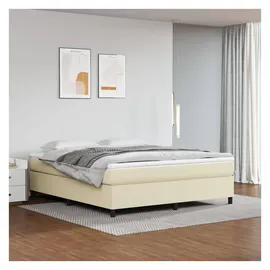 vidaXL Boxspringbett 180 x 200 cm Creme
