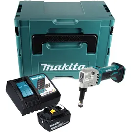 Makita DJN 161 RG1J Akku Knabberschere 18 V + 1x Akku 6,0 Ah + Ladegerät + Makpac