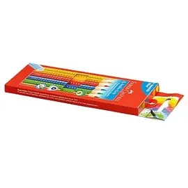 Faber-Castell Jumbo GRIP Buntstifte farbsortiert,