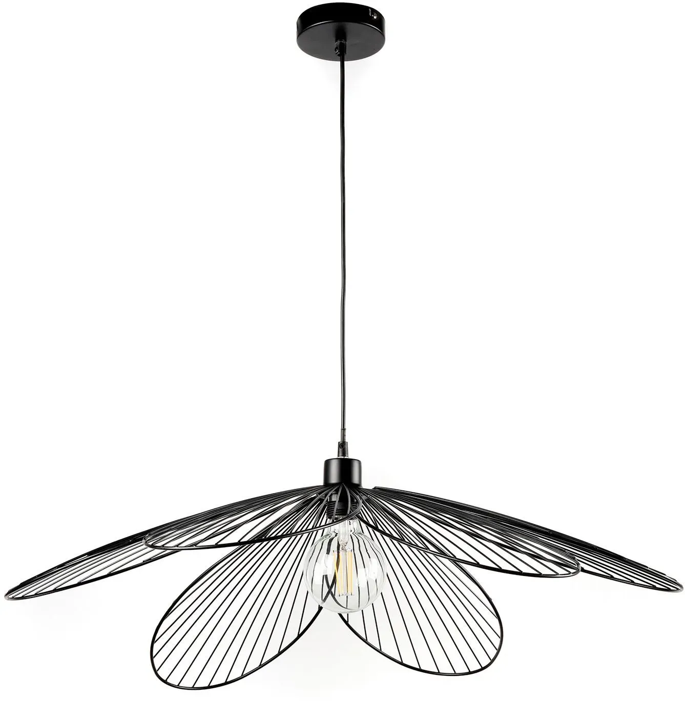 Hängeleuchte Fiore Schwarz max. 22 Watt