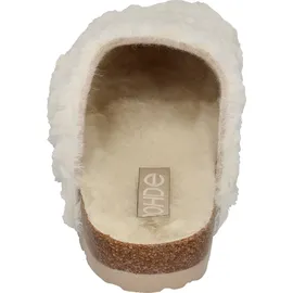 ROHDE Damen Pantoffel Hausschuh Plüsch Alba 6063, Größe:37 EU, Farbe:Beige - Beige