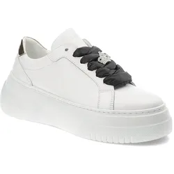 Weiße Sneakers Chebello Plateauschuhe, 36