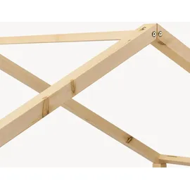 [en.casa] Kinderbett Treviolo 70 x 140 cm Kiefer natur beige