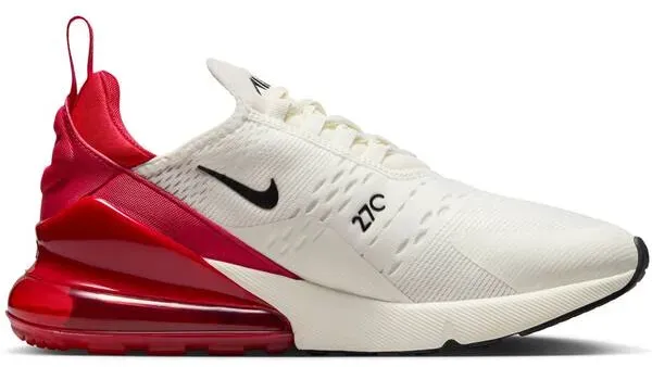 NIKE Damen Freizeitschuhe Sneakers Air Max 270, GYM RED/SAIL-BLACK, 43