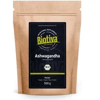 Biotiva Ashwagandha Pulver Bio 500 g