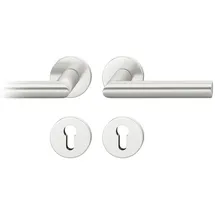 FSB Drückergarnitur Rosette rund grau