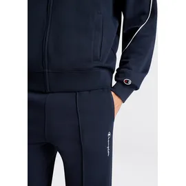 Champion Jogginganzug CHAMPION "Terry Hooded Full Zip Sweatshirt", Herren, Gr. L, nny, nny, nny, wht, Obermaterial: 55% Baumwolle, 45% Polyester, Sportanzüge Jogginganzug, mit Kapuze, mit durchgehendem Reißverschluss, sportlicher Stil