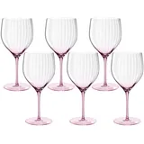 LEONARDO Cocktailglas Poesia Set, 6 tlg.), 750 ml, 6-teilig, rosa