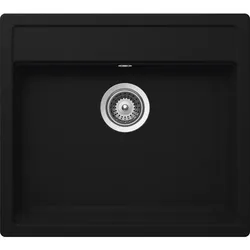 SCHOCK Küchenspüle, Nemo N-100 Onyx, Granit | Komposit | Quarz, 57 x 51 - schwarz