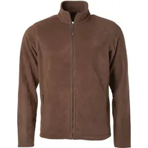 James & Nicholson JN782 Fleecejacke Braun XXL