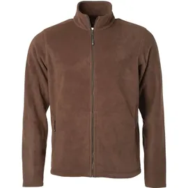 James & Nicholson JN782 Fleecejacke Braun XXL