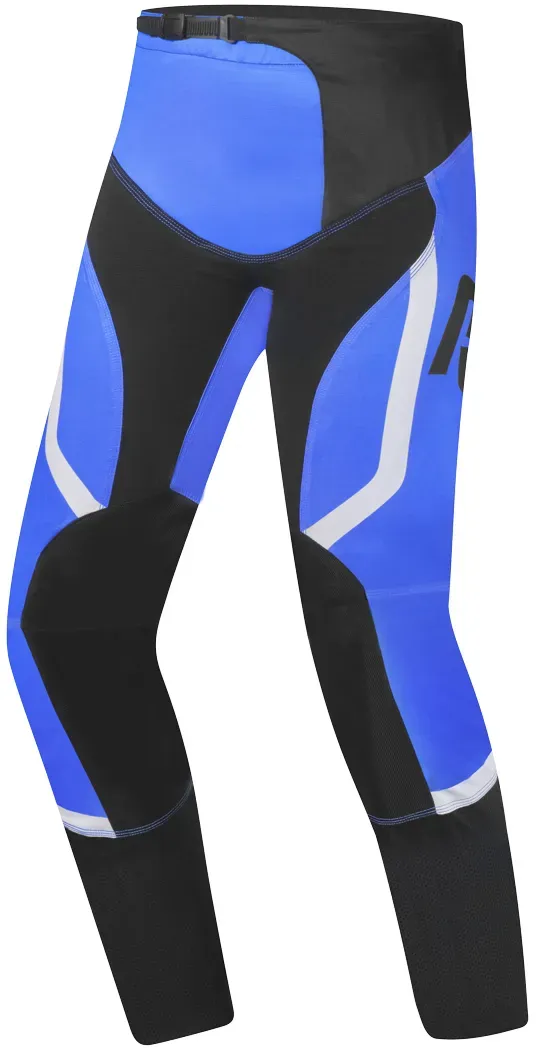 Bogotto Ares-MTN Motocross Hose, schwarz-weiss-blau, Größe 32 für Männer