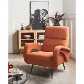 Beliani Sessel SVALOV Cord 0 x 0 x 0 cm Orange