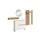 Möbel Kraft Drive Garderobenkombination 236x197x32 cm weiß