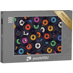 puzzleYOU Puzzle Vinyl-Schallplatten, 100 Puzzleteile, puzzleYOU-Kollektionen Musik, Menschen, Nostalgie