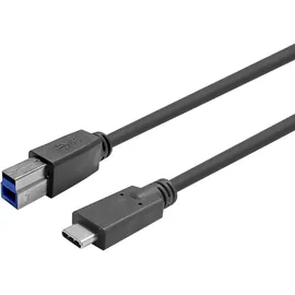 Vivolink PROUSBCBMM12.5 USB Kabel 12,5 m USB 3.2 Gen 1 (3.1 Gen 1) USB C USB B Schwarz (PROUSBCBMM12.5)