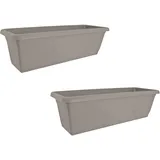 Hti-Living Blumenkasten 60 x 17 x 20 cm Braun