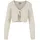 URBAN CLASSICS Tied Cropped Feather Strickjacke White Sand XL
