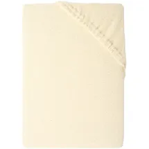 Carpe Sonno Spannbettlaken Teddy-Plüsch 90 x 200 cm beige