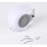 Ausziehbarer Wandtrockner, Weiß, 26 m Wäscheständer (13 m x 2)