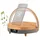 KIENZLE LED-Wecker braun