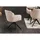 Riess-Ambiente Stuhl EUPHORIA - drehbar champagner greige Samt Armlehne Metallgestell schwarz Esszimmer