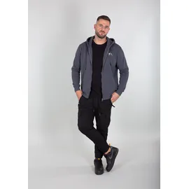 Alpha Industries Basic Zip Hoodie Herren grau XL