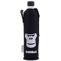 Dora's Glasflasche mit Neoprenbezug Gorilla 500 ml) - DORAs